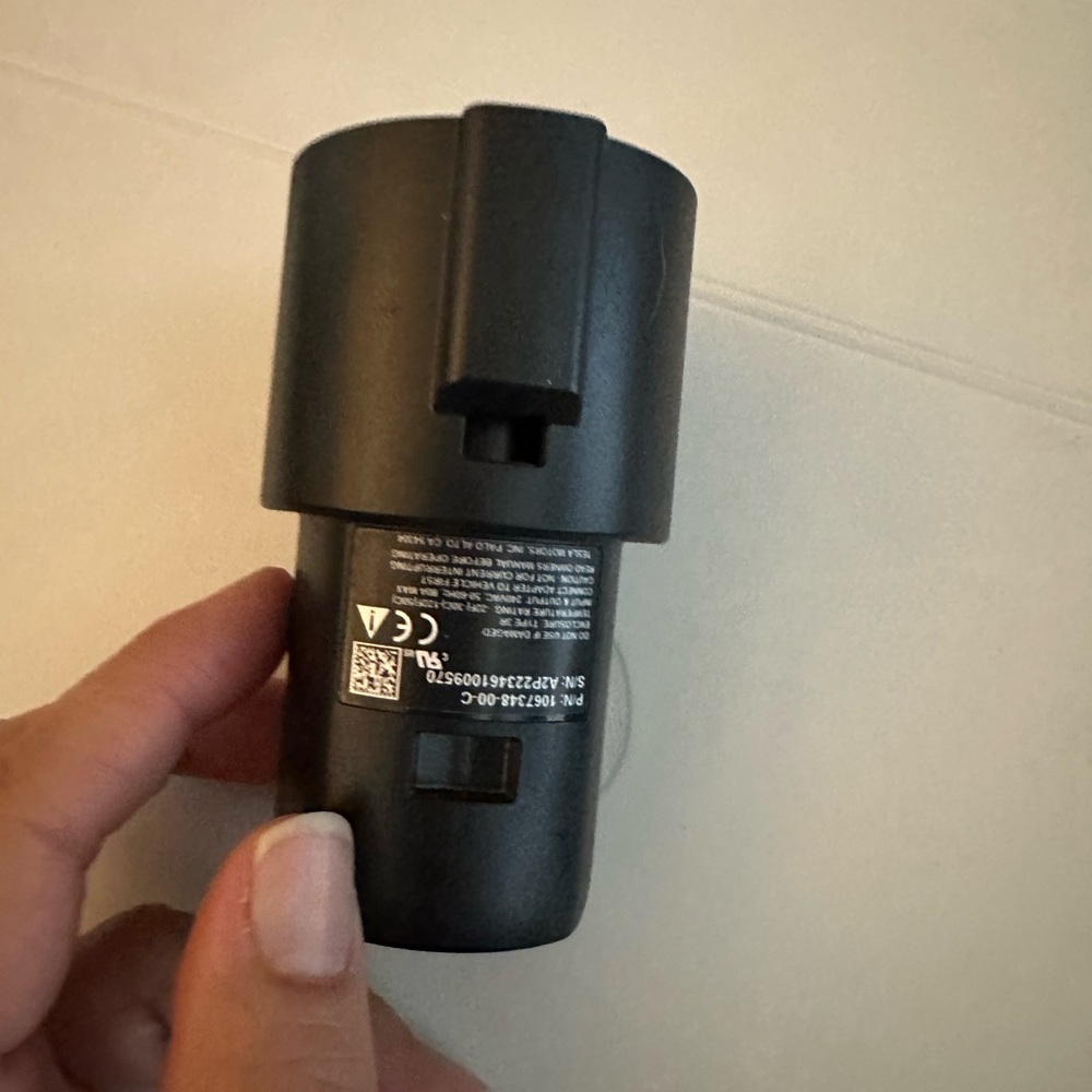 Tesla Black Charging Adapter